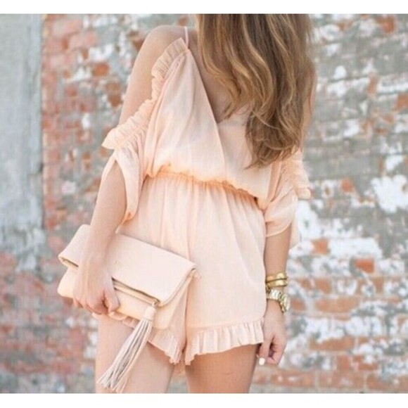 Lovers & Friends Revolve Romper Boho Medium - Picture 1 of 12